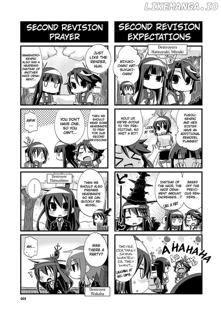 Kantai Collection - Kankore - 4-koma Comic - Fubuki, Ganbarimasu! chapter 79 - page 5