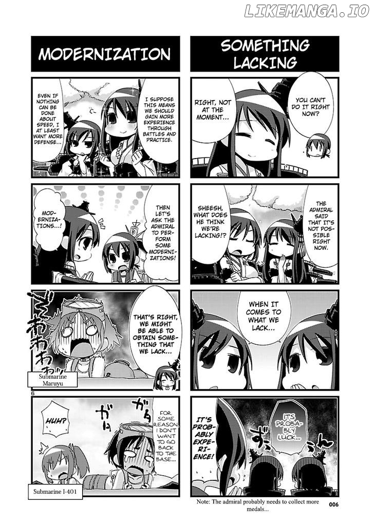 Kantai Collection - Kankore - 4-koma Comic - Fubuki, Ganbarimasu! chapter 79 - page 6