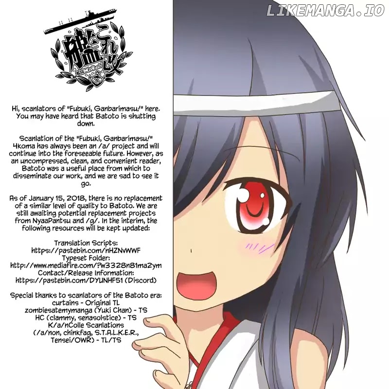 Kantai Collection - Kankore - 4-koma Comic - Fubuki, Ganbarimasu! chapter 188 - page 1