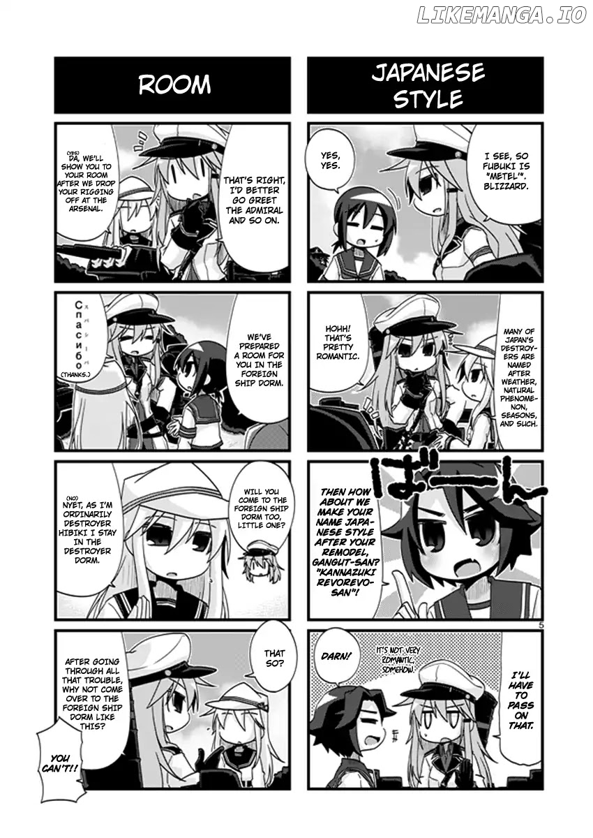 Kantai Collection - Kankore - 4-koma Comic - Fubuki, Ganbarimasu! chapter 188 - page 6
