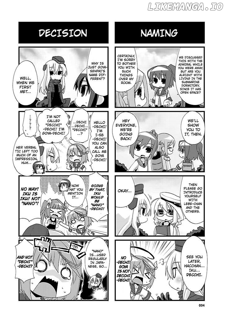 Kantai Collection - Kankore - 4-koma Comic - Fubuki, Ganbarimasu! chapter 83 - page 4