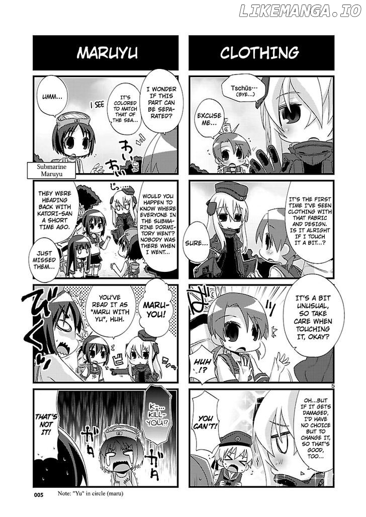 Kantai Collection - Kankore - 4-koma Comic - Fubuki, Ganbarimasu! chapter 83 - page 5