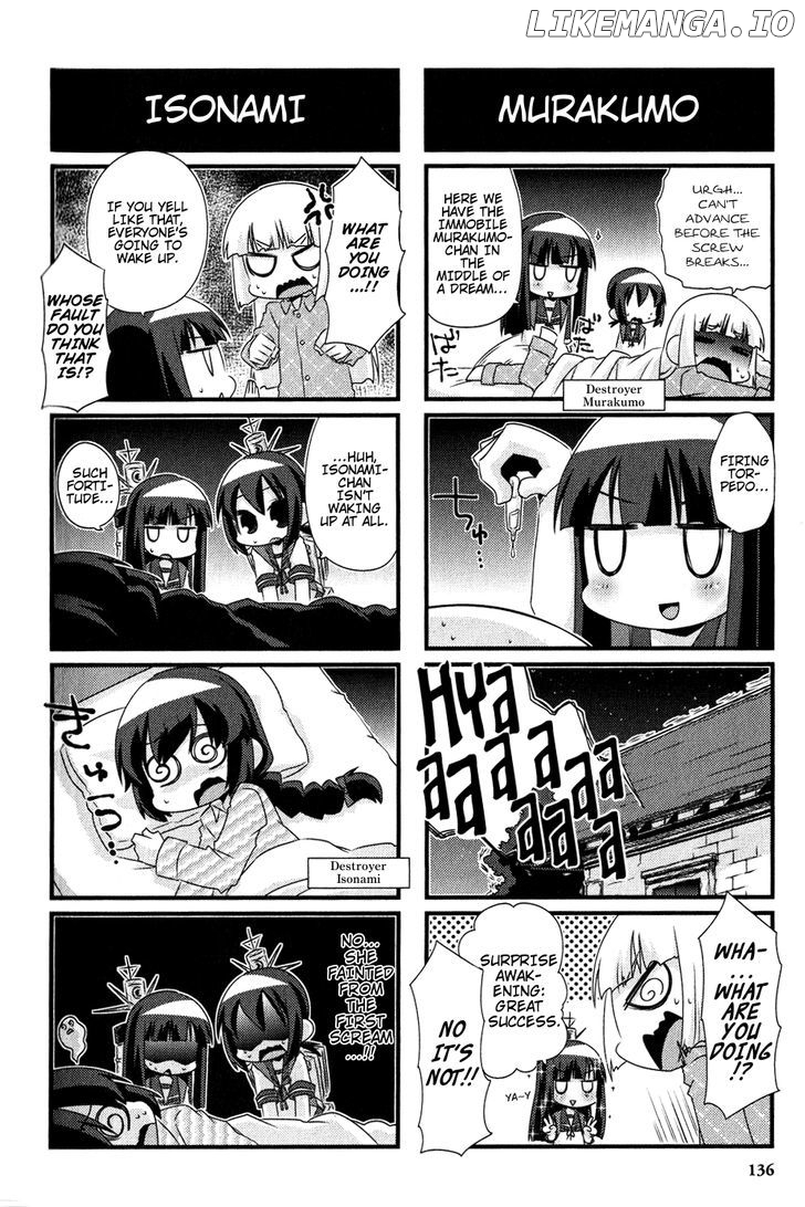 Kantai Collection - Kankore - 4-koma Comic - Fubuki, Ganbarimasu! chapter 86.5 - page 2