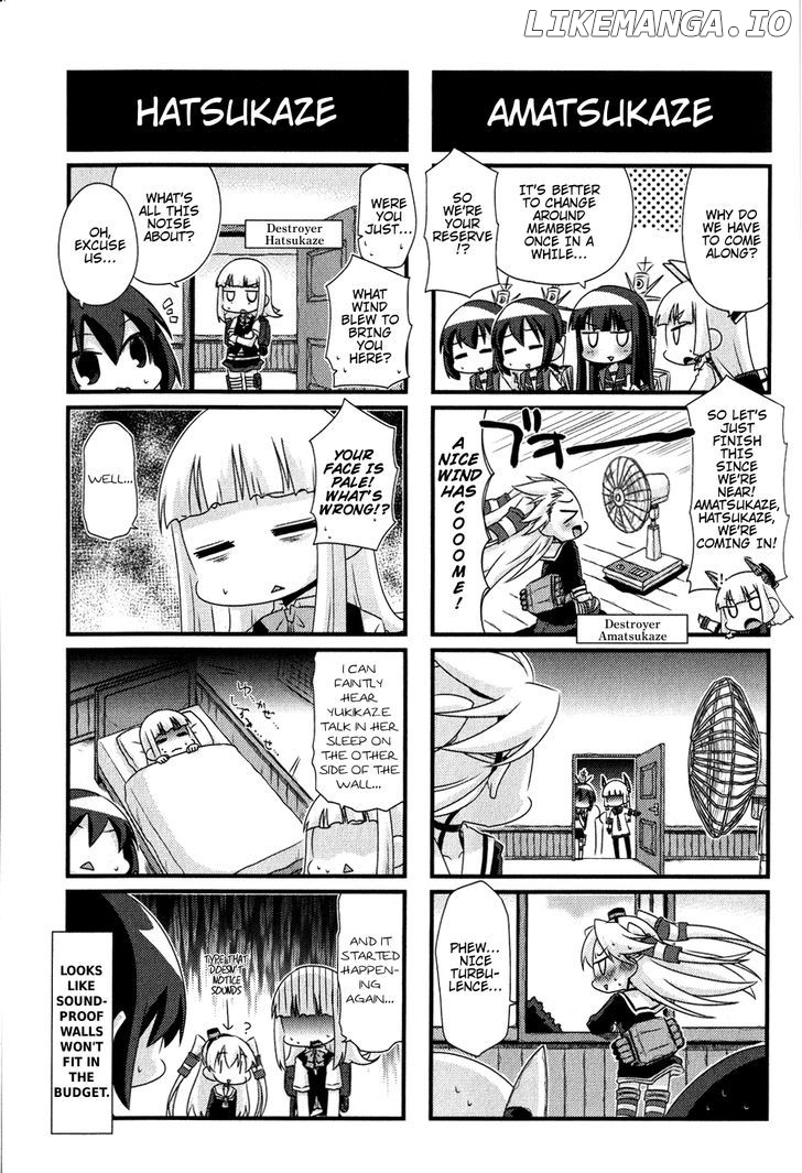 Kantai Collection - Kankore - 4-koma Comic - Fubuki, Ganbarimasu! chapter 86.5 - page 3