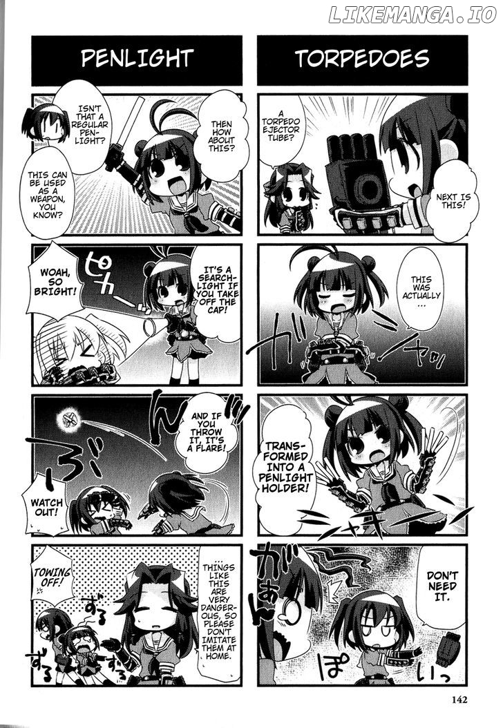 Kantai Collection - Kankore - 4-koma Comic - Fubuki, Ganbarimasu! chapter 86.5 - page 8