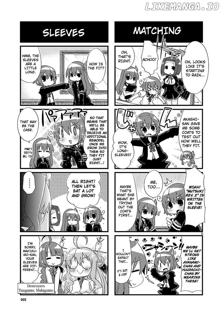 Kantai Collection - Kankore - 4-koma Comic - Fubuki, Ganbarimasu! chapter 87 - page 5