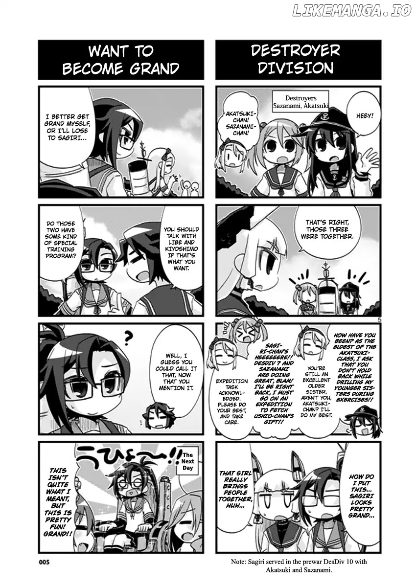 Kantai Collection - Kankore - 4-koma Comic - Fubuki, Ganbarimasu! chapter 196 - page 5