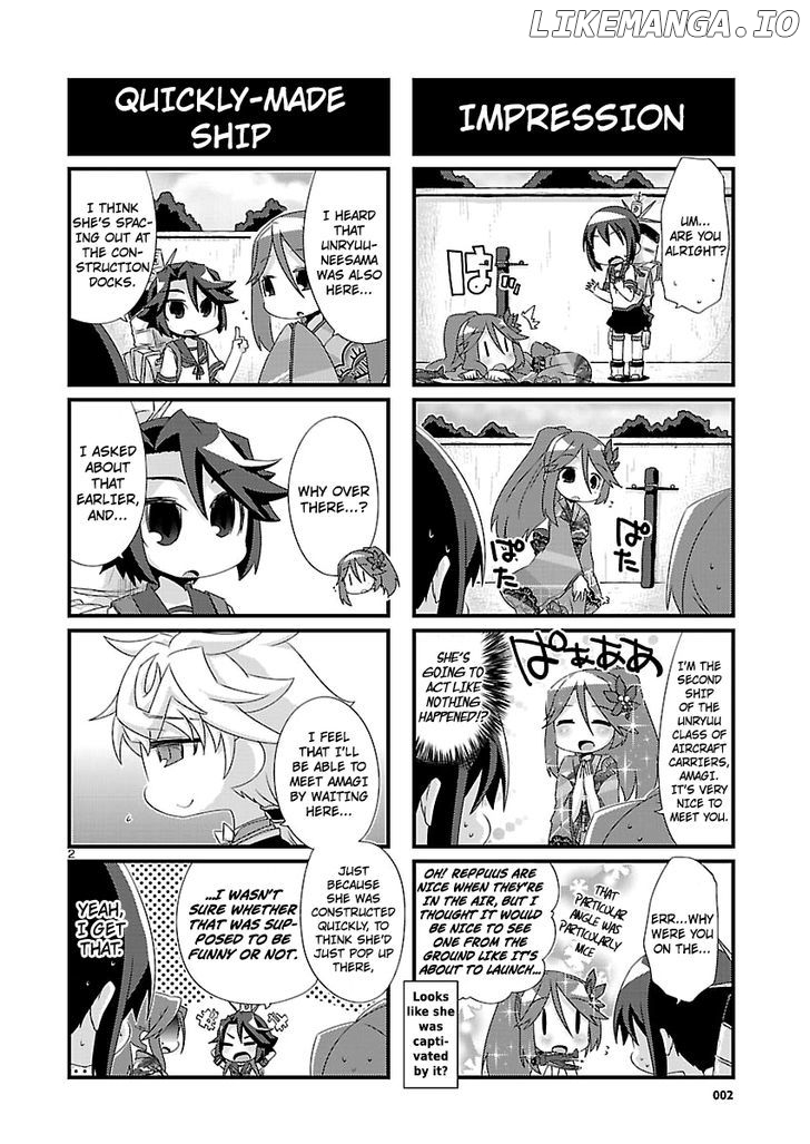 Kantai Collection - Kankore - 4-koma Comic - Fubuki, Ganbarimasu! chapter 88 - page 2