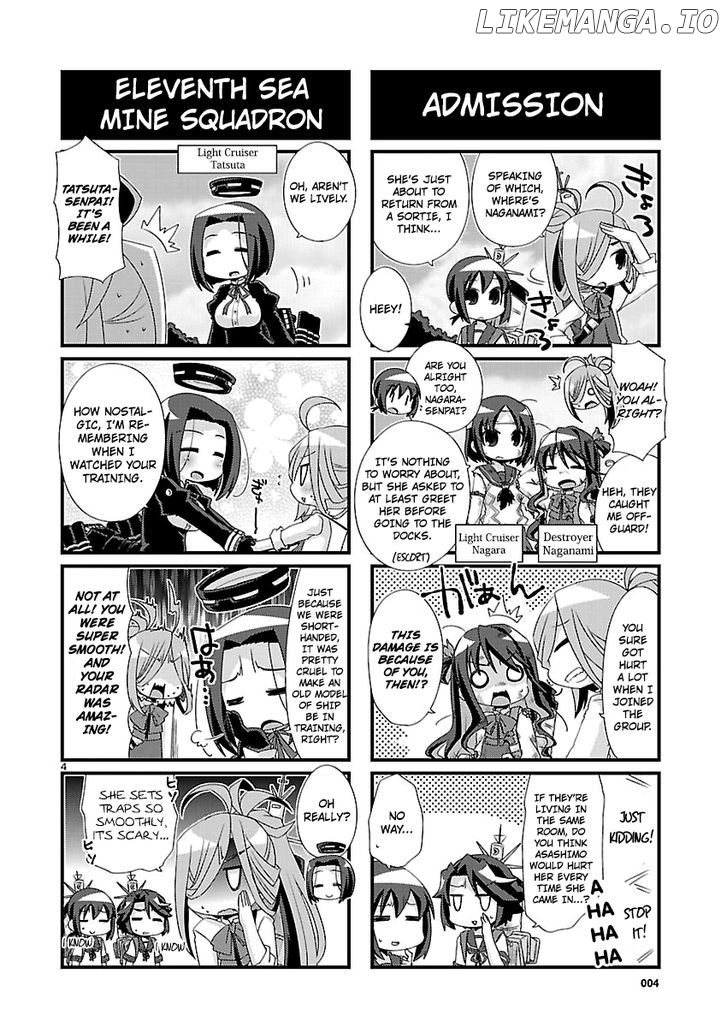 Kantai Collection - Kankore - 4-koma Comic - Fubuki, Ganbarimasu! chapter 89 - page 4