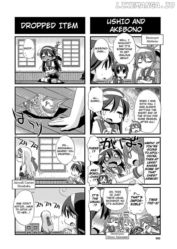 Kantai Collection - Kankore - 4-koma Comic - Fubuki, Ganbarimasu! chapter 90 - page 2
