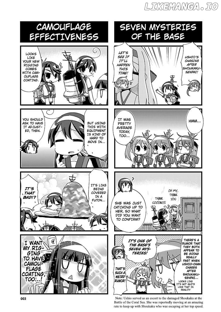 Kantai Collection - Kankore - 4-koma Comic - Fubuki, Ganbarimasu! chapter 90 - page 3