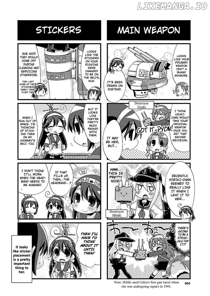 Kantai Collection - Kankore - 4-koma Comic - Fubuki, Ganbarimasu! chapter 90 - page 4