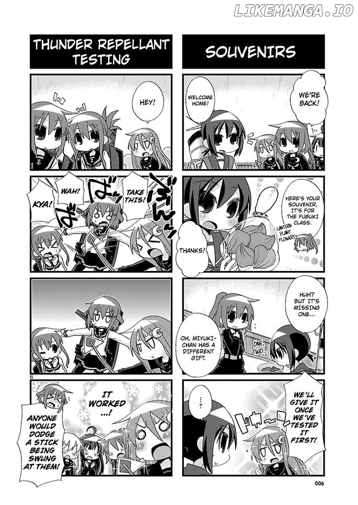 Kantai Collection - Kankore - 4-koma Comic - Fubuki, Ganbarimasu! chapter 91 - page 6