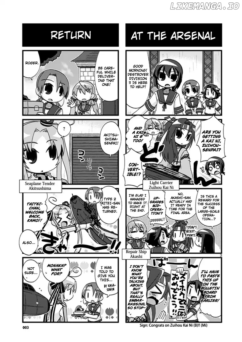 Kantai Collection - Kankore - 4-koma Comic - Fubuki, Ganbarimasu! chapter 200 - page 3