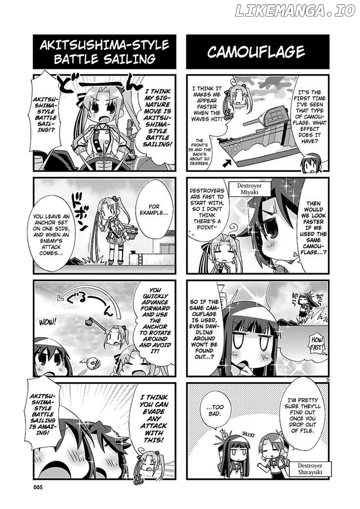 Kantai Collection - Kankore - 4-koma Comic - Fubuki, Ganbarimasu! chapter 92 - page 5