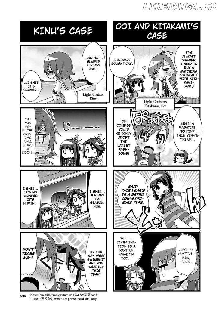 Kantai Collection - Kankore - 4-koma Comic - Fubuki, Ganbarimasu! chapter 93 - page 5