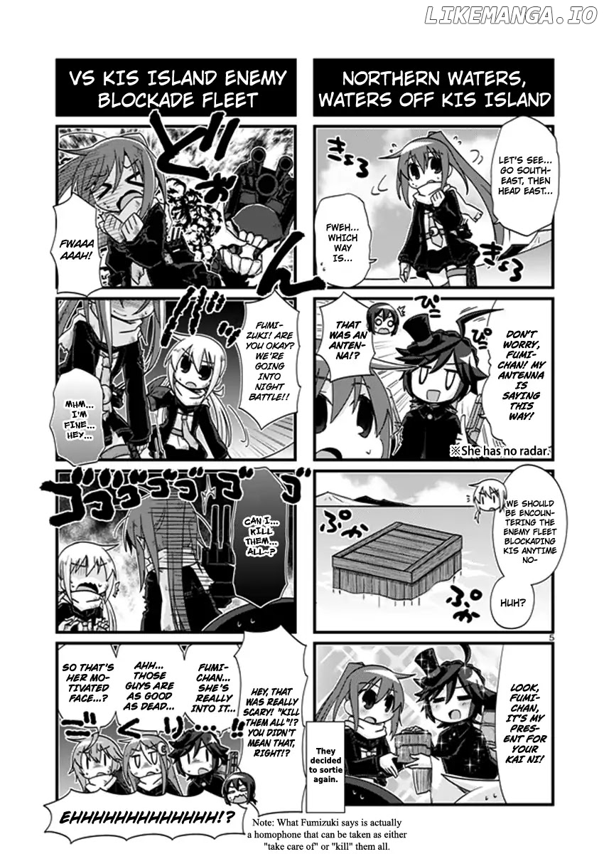 Kantai Collection - Kankore - 4-koma Comic - Fubuki, Ganbarimasu! chapter 201 - page 5