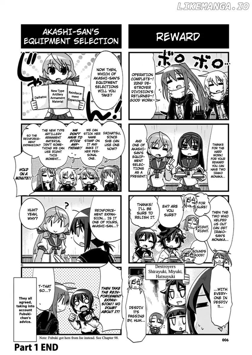 Kantai Collection - Kankore - 4-koma Comic - Fubuki, Ganbarimasu! chapter 201 - page 6