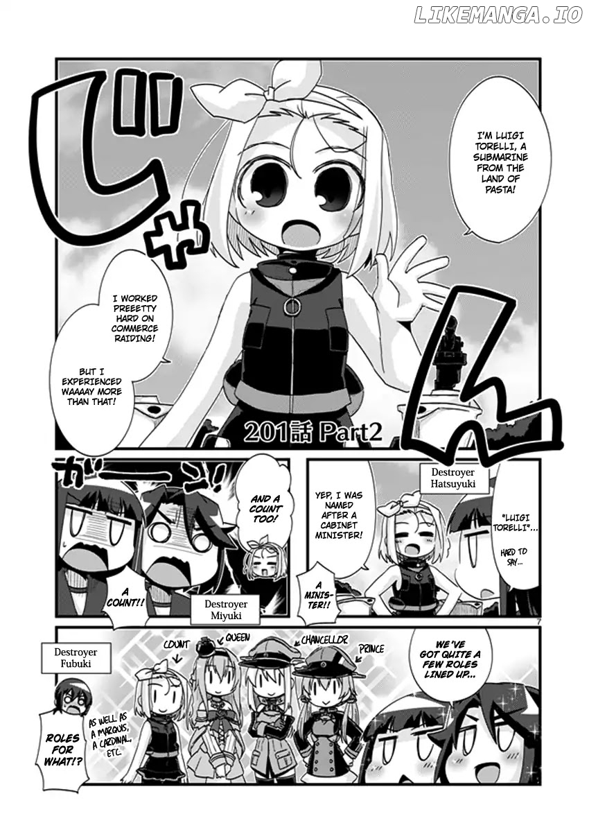 Kantai Collection - Kankore - 4-koma Comic - Fubuki, Ganbarimasu! chapter 201 - page 7