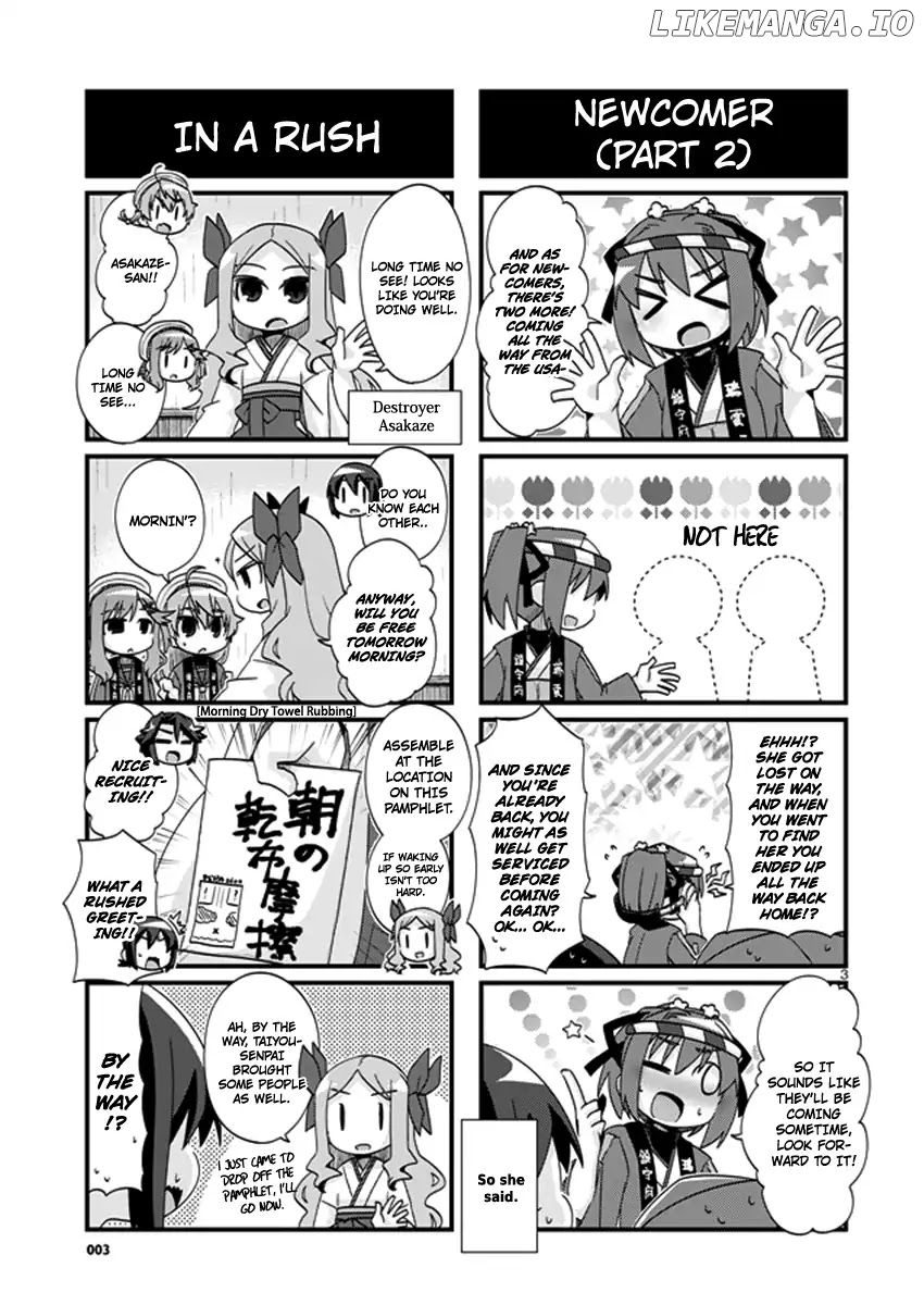 Kantai Collection - Kankore - 4-koma Comic - Fubuki, Ganbarimasu! chapter 202 - page 3