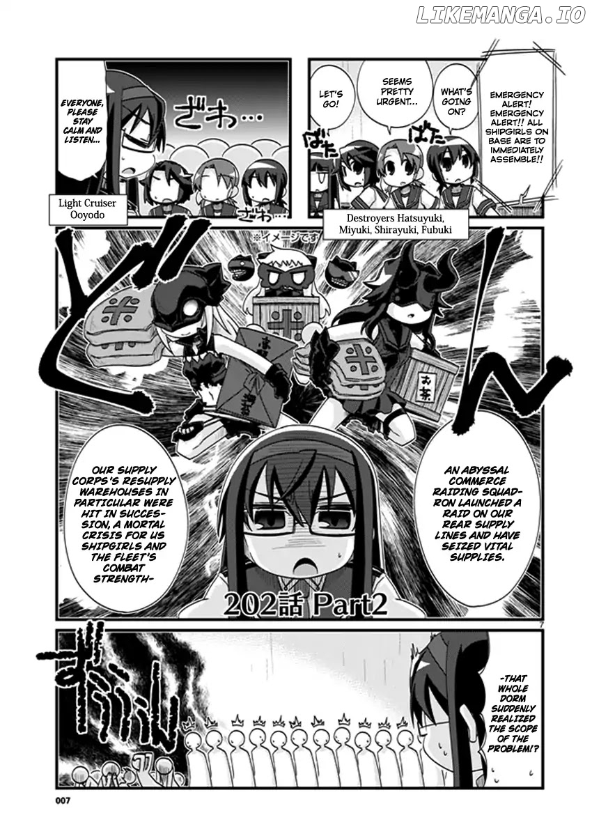 Kantai Collection - Kankore - 4-koma Comic - Fubuki, Ganbarimasu! chapter 202 - page 7