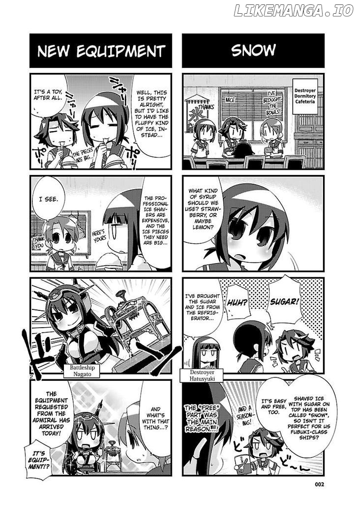 Kantai Collection - Kankore - 4-koma Comic - Fubuki, Ganbarimasu! chapter 97 - page 2