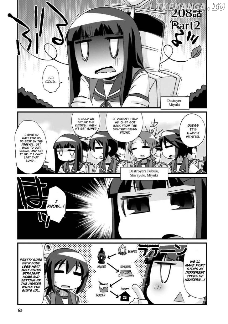 Kantai Collection - Kankore - 4-koma Comic - Fubuki, Ganbarimasu! chapter 208 - page 7