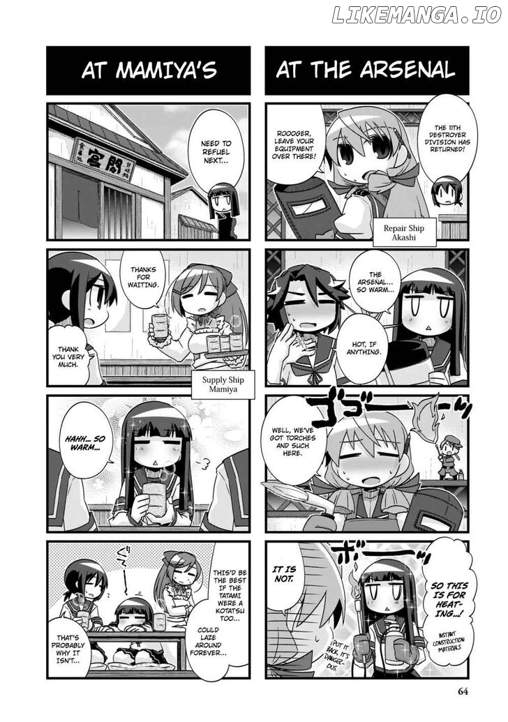 Kantai Collection - Kankore - 4-koma Comic - Fubuki, Ganbarimasu! chapter 208 - page 8