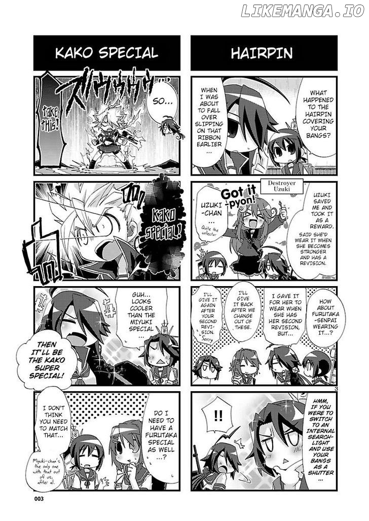 Kantai Collection - Kankore - 4-koma Comic - Fubuki, Ganbarimasu! chapter 102 - page 3