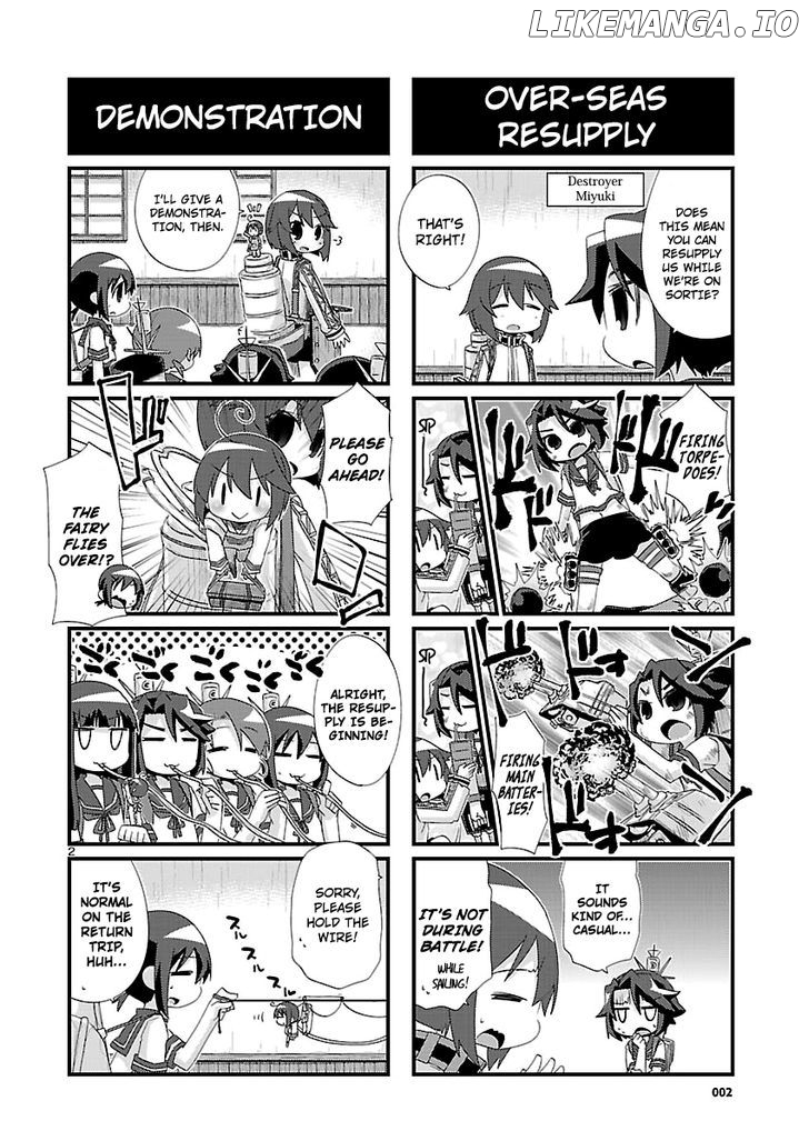 Kantai Collection - Kankore - 4-koma Comic - Fubuki, Ganbarimasu! chapter 103 - page 2