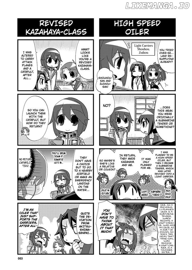 Kantai Collection - Kankore - 4-koma Comic - Fubuki, Ganbarimasu! chapter 103 - page 3