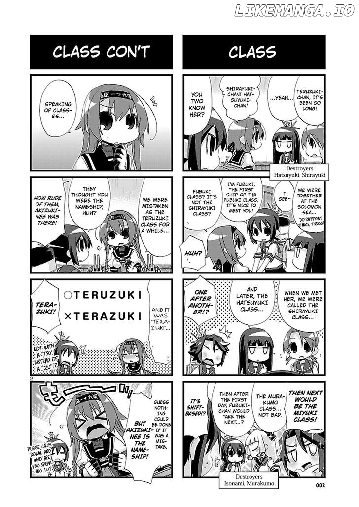 Kantai Collection - Kankore - 4-koma Comic - Fubuki, Ganbarimasu! chapter 106 - page 2