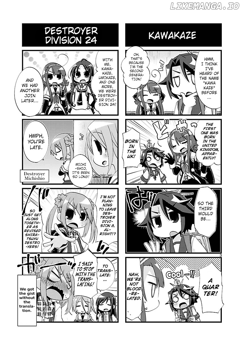 Kantai Collection - Kankore - 4-koma Comic - Fubuki, Ganbarimasu! chapter 108 - page 3