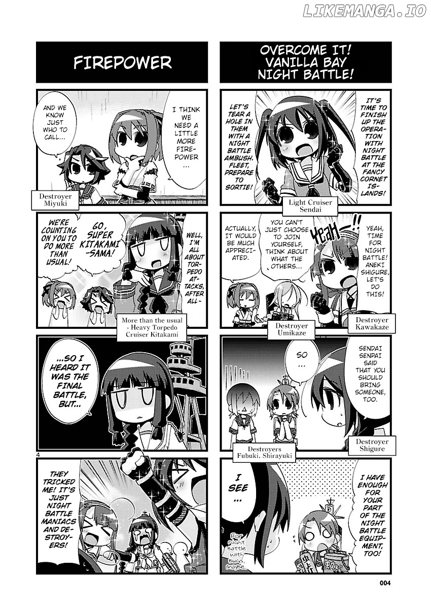 Kantai Collection - Kankore - 4-koma Comic - Fubuki, Ganbarimasu! chapter 110 - page 4