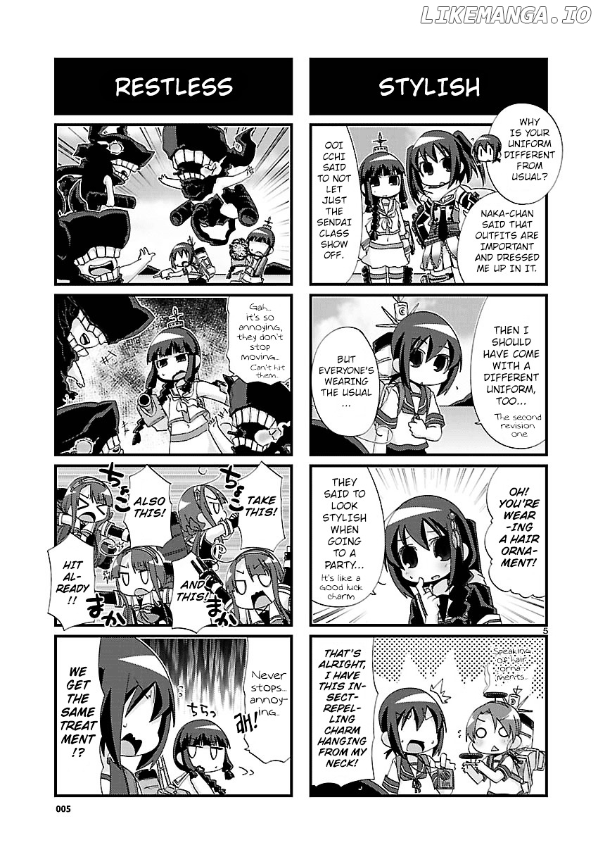 Kantai Collection - Kankore - 4-koma Comic - Fubuki, Ganbarimasu! chapter 110 - page 5