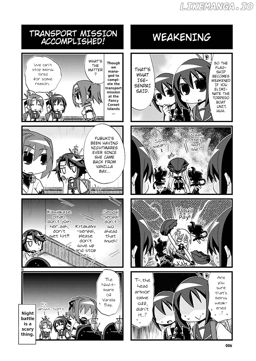 Kantai Collection - Kankore - 4-koma Comic - Fubuki, Ganbarimasu! chapter 110 - page 6