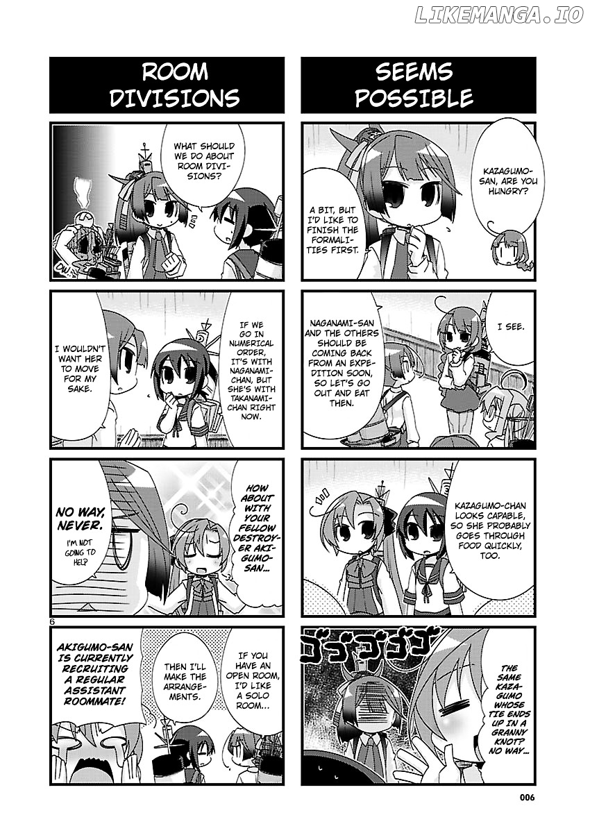Kantai Collection - Kankore - 4-koma Comic - Fubuki, Ganbarimasu! chapter 115 - page 6