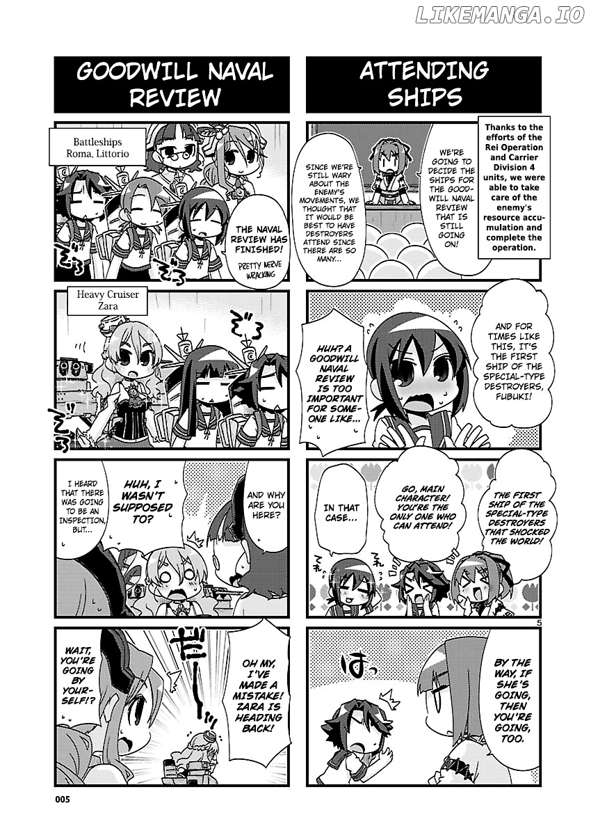 Kantai Collection - Kankore - 4-koma Comic - Fubuki, Ganbarimasu! chapter 116 - page 5