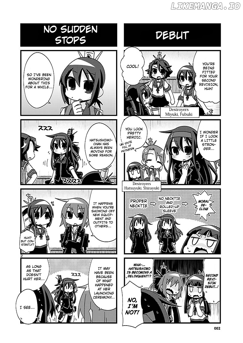 Kantai Collection - Kankore - 4-koma Comic - Fubuki, Ganbarimasu! chapter 117 - page 2