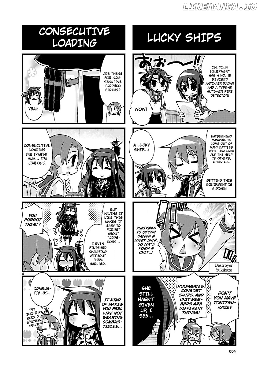Kantai Collection - Kankore - 4-koma Comic - Fubuki, Ganbarimasu! chapter 117 - page 4