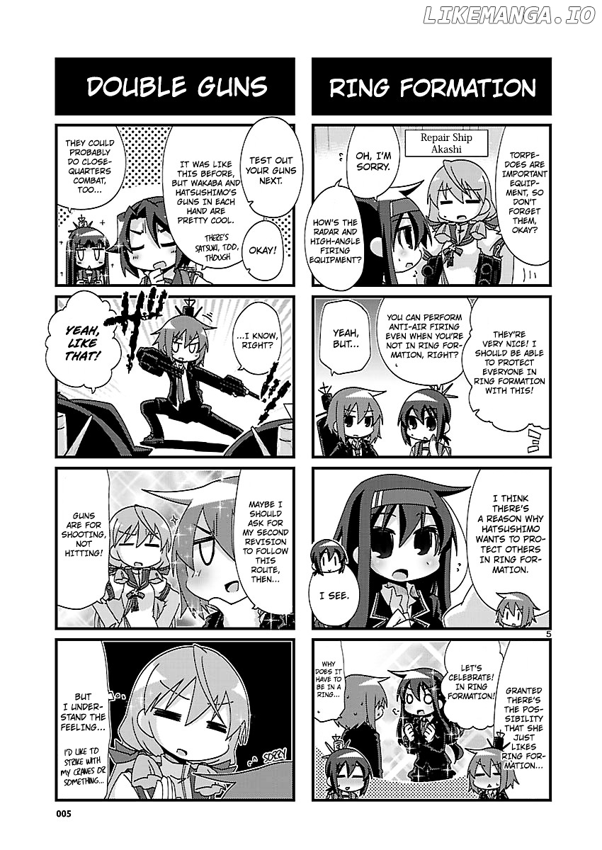 Kantai Collection - Kankore - 4-koma Comic - Fubuki, Ganbarimasu! chapter 117 - page 5