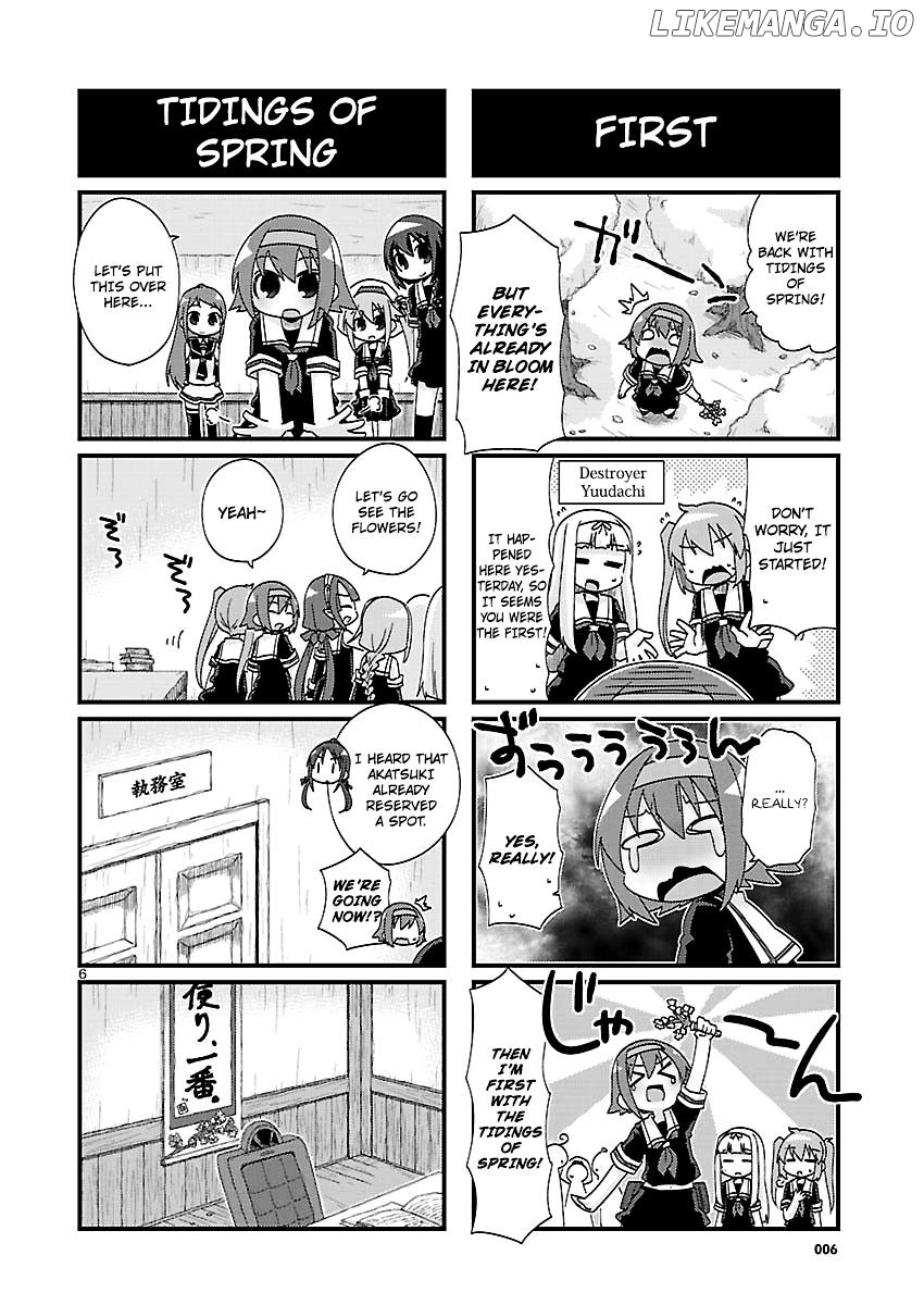 Kantai Collection - Kankore - 4-koma Comic - Fubuki, Ganbarimasu! chapter 119 - page 6