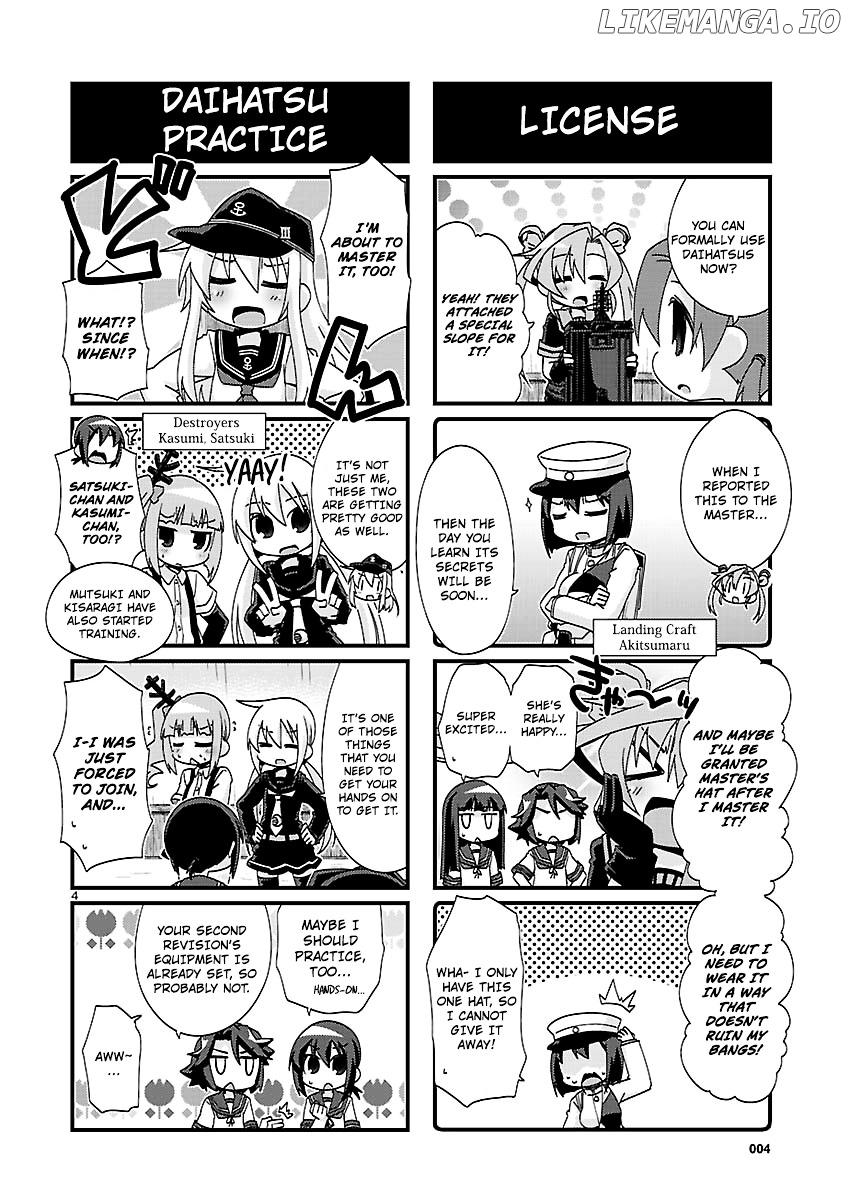 Kantai Collection - Kankore - 4-koma Comic - Fubuki, Ganbarimasu! chapter 120 - page 4