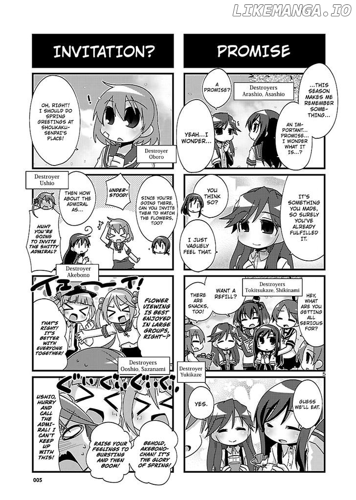 Kantai Collection - Kankore - 4-koma Comic - Fubuki, Ganbarimasu! chapter 121 - page 5