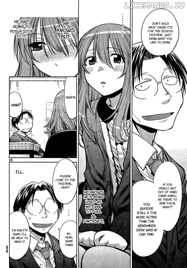 Genshiken Nidaime - The Society for the Study of Modern Visual Culture II chapter 72 - page 20