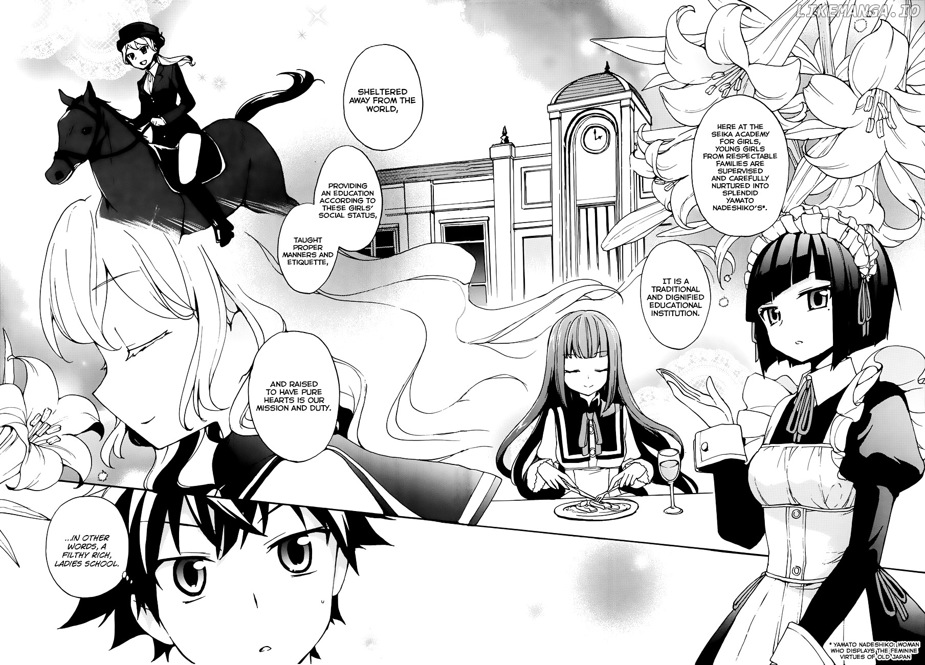 Ore ga Ojou-Sama Gakkou ni "Shomin Sample" Toshite Rachirareta Ken chapter 1 - page 10