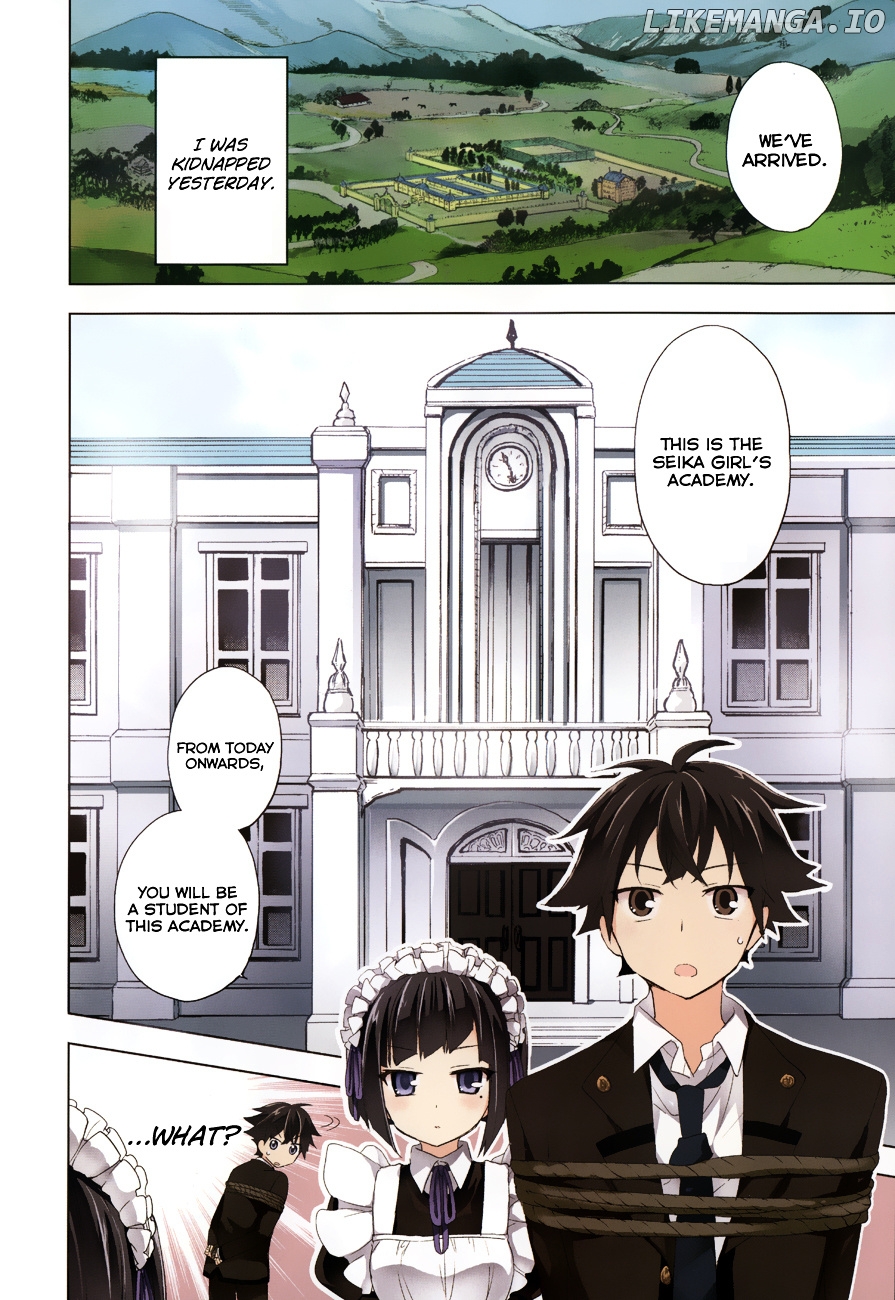 Ore ga Ojou-Sama Gakkou ni "Shomin Sample" Toshite Rachirareta Ken chapter 1 - page 6