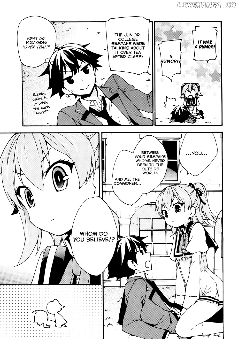 Ore ga Ojou-Sama Gakkou ni "Shomin Sample" Toshite Rachirareta Ken chapter 2 - page 7