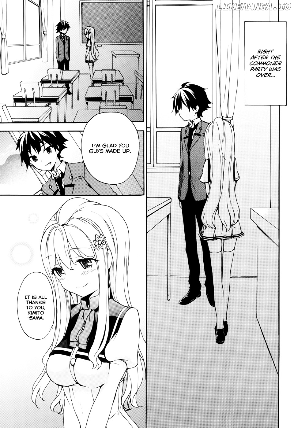 Ore ga Ojou-Sama Gakkou ni "Shomin Sample" Toshite Rachirareta Ken chapter 10 - page 4