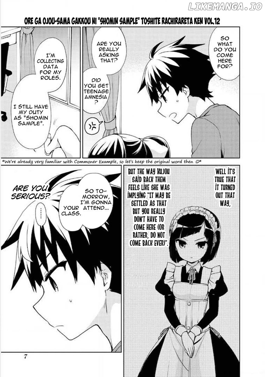 Ore ga Ojou-Sama Gakkou ni "Shomin Sample" Toshite Rachirareta Ken chapter 60 - page 9